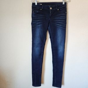 Decree Dark Wash Denim Leggings, Size  5